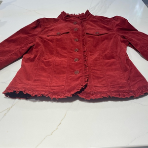 Julie Mitchell‎ Petite Corduroy Jacket Size 6